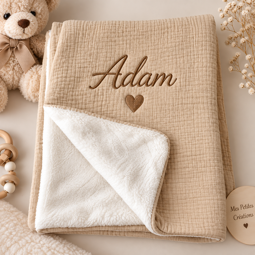 Couverture bébé personnalisé