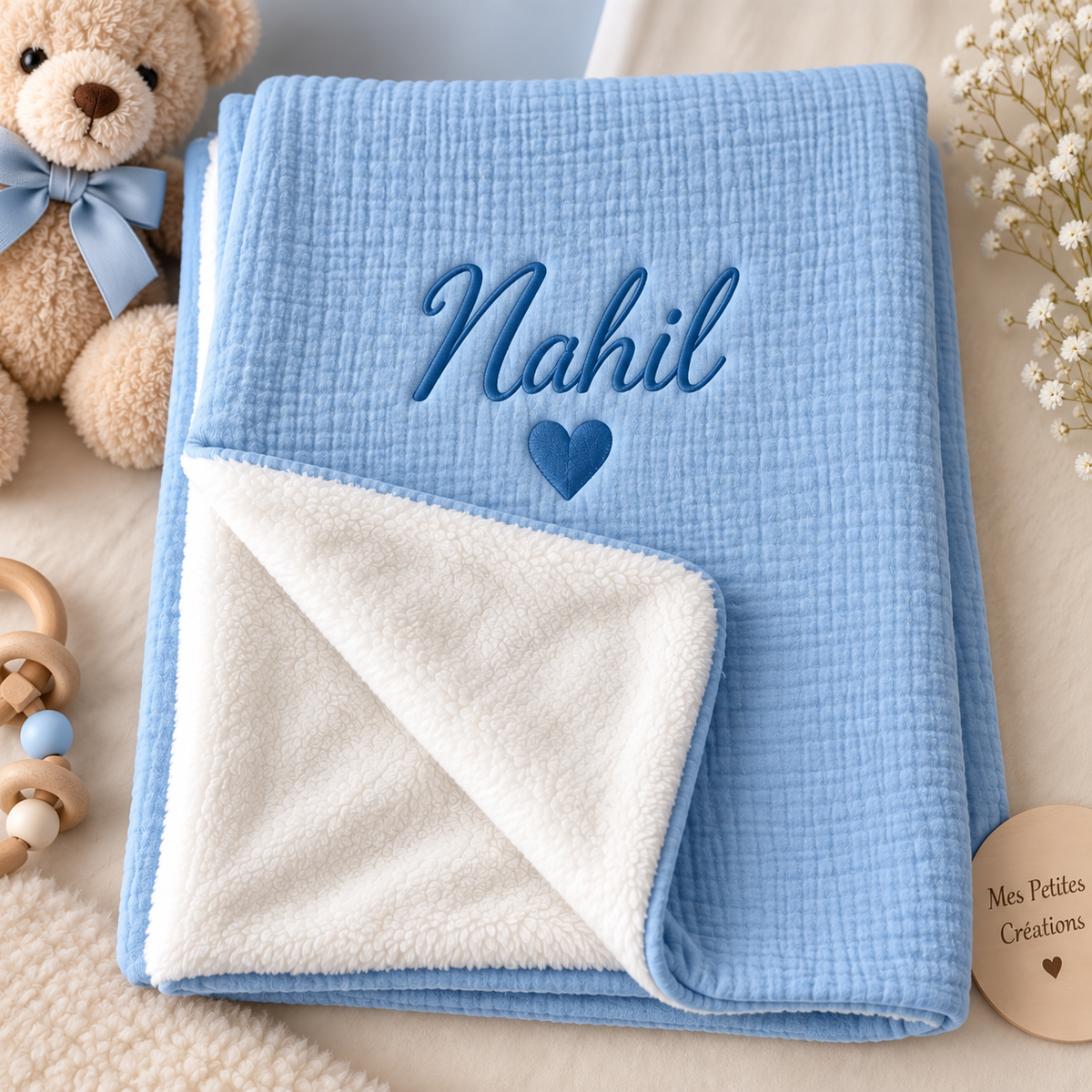 Couverture bébé personnalisé