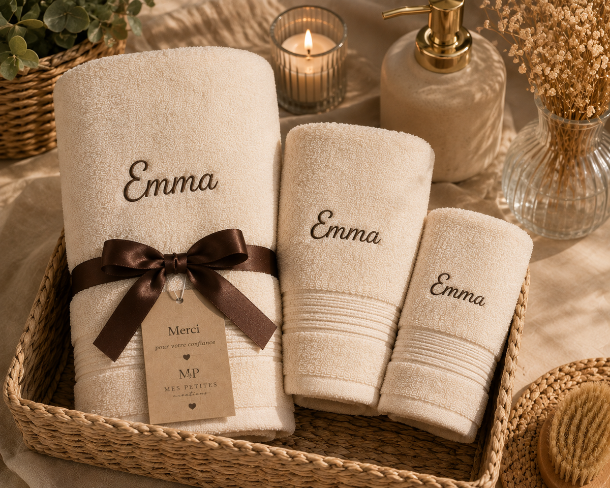 Lot de serviettes de bain