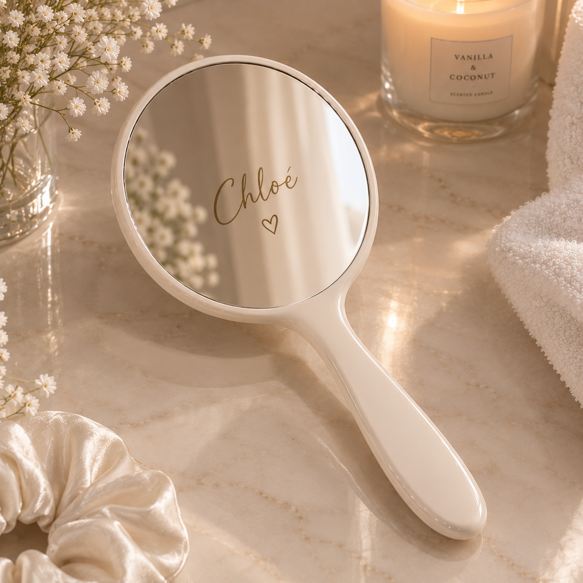 Miroir portable personnalisée