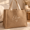 Sac en toile de jute personnalisée