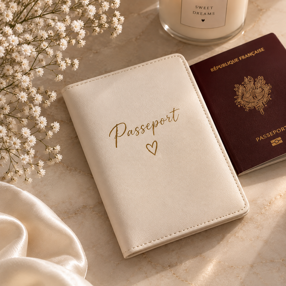 Protège passeport personnalisée
